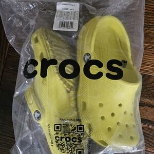 CROCS Yellow Slippers Comfortable and Stylish